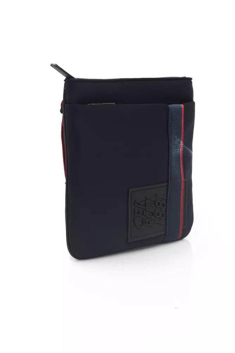 Cerruti 1881 Blue Polyester Men Messenger Bag - Hilstor