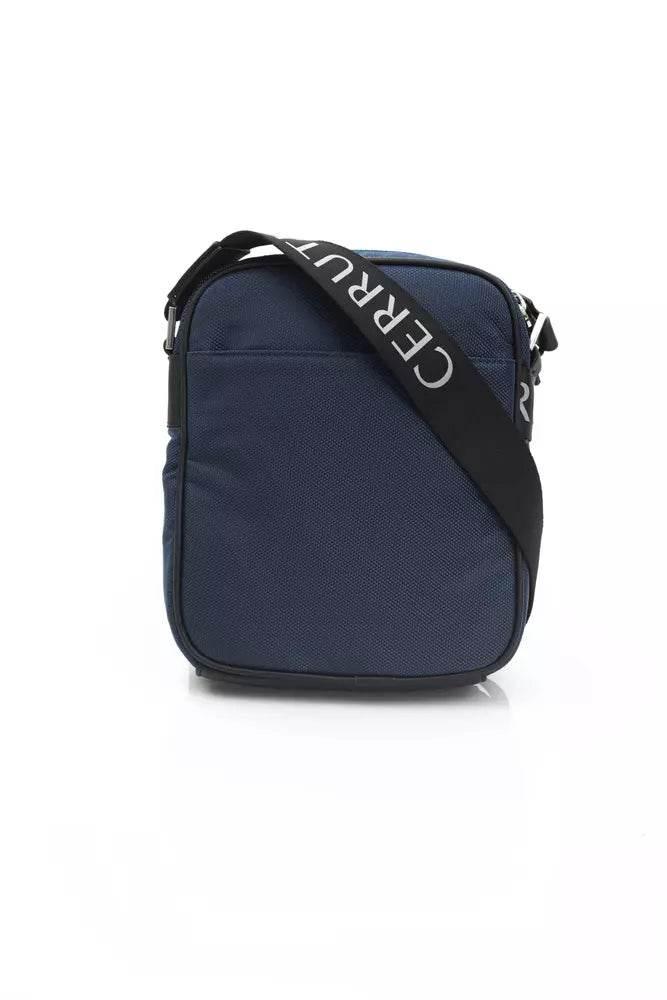 Cerruti 1881 Blue Nylon Men Messenger Bag - Hilstor