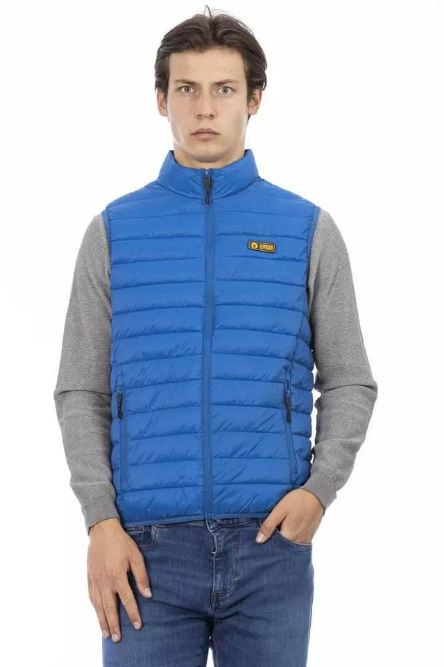 Ciesse Outdoor Blue Polyester Men Sleeveless Jacket - Hilstor
