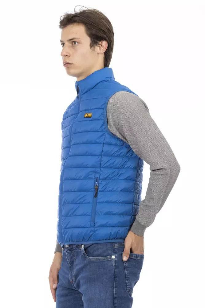 Ciesse Outdoor Blue Polyester Men Sleeveless Jacket - Hilstor