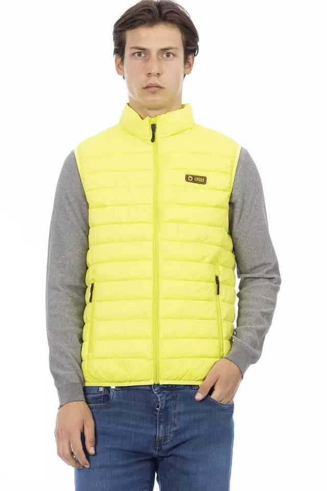 Ciesse Outdoor Yellow Polyester Men Sleeveless Jacket - Hilstor