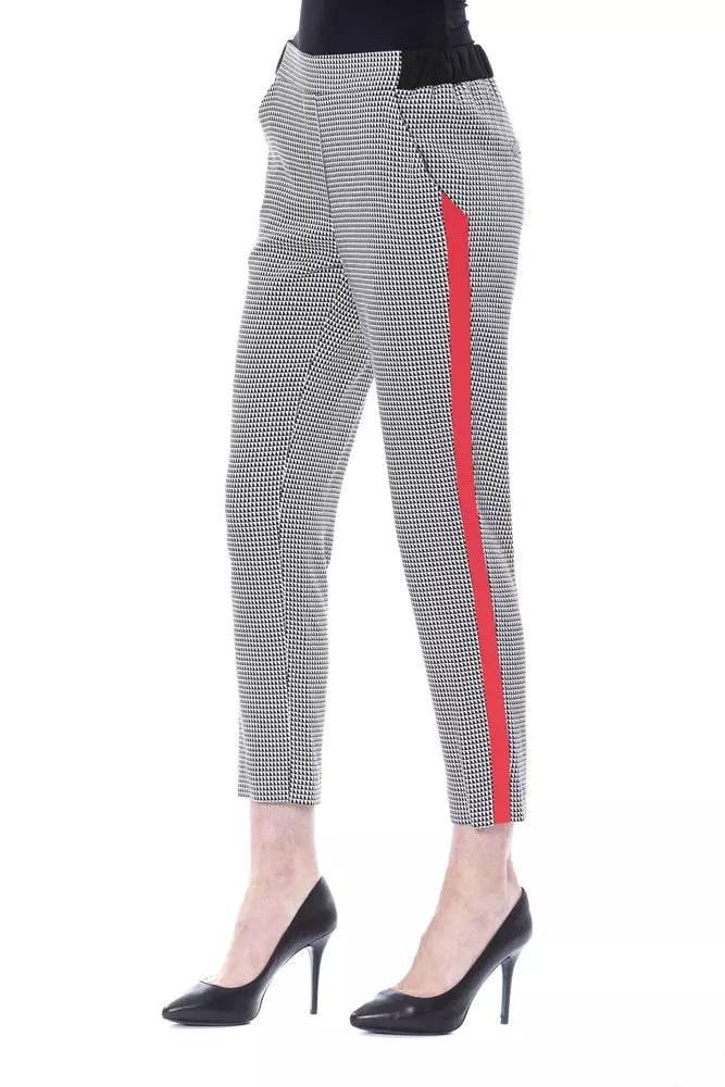 BYBLOS Black Viscose Women Pants - Hilstor