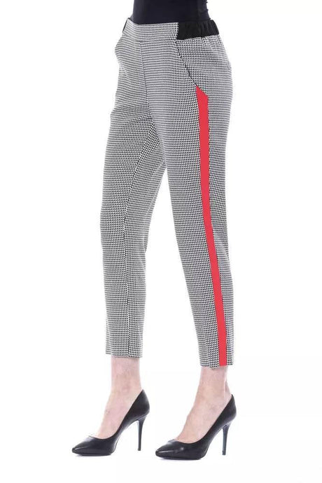 BYBLOS Black Viscose Women Pants - Hilstor