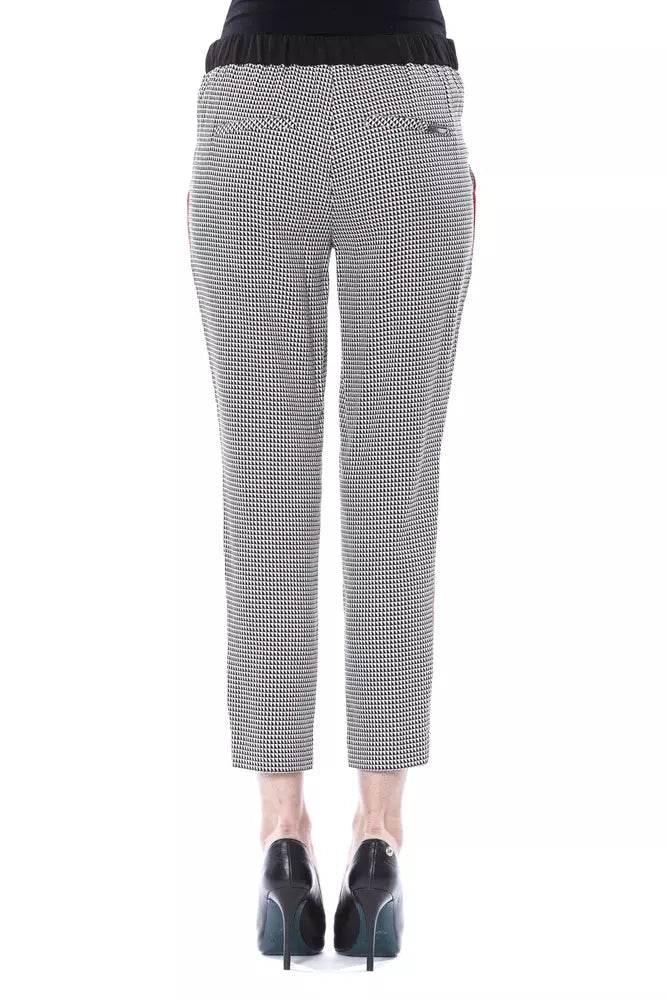 BYBLOS Black Viscose Women Pants - Hilstor