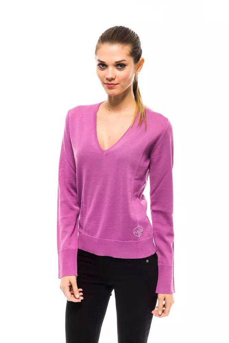 Montana Blu Multicolor Wool Women Sweater - Hilstor