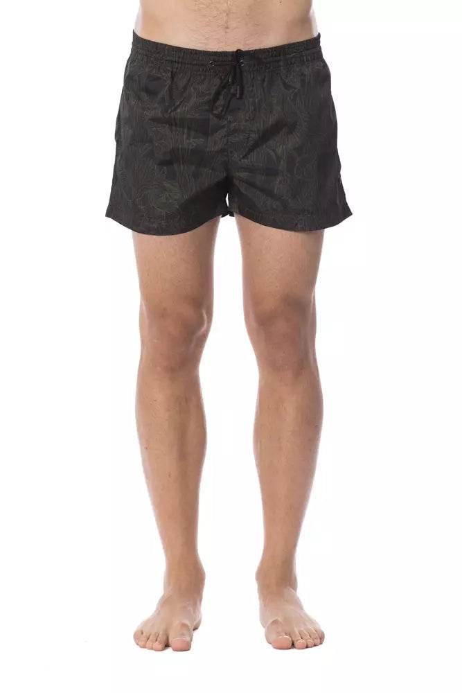 Roberto Cavalli Sport Army Polyester Men's Swim Trunk - Hilstor