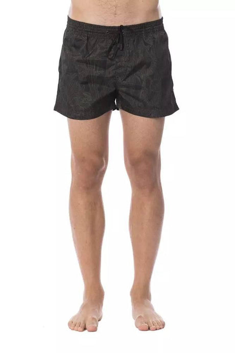 Roberto Cavalli Sport Army Polyester Men's Swim Trunk - Hilstor
