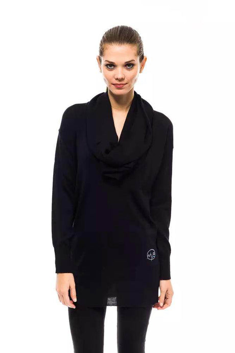 Montana Blu Blue Wool Women Sweater - Hilstor