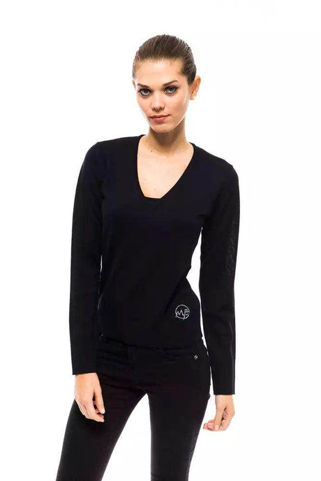 Montana Blu Blue Wool Women Sweater - Hilstor