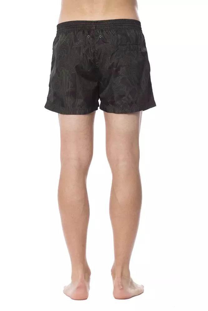 Roberto Cavalli Sport Army Polyester Men's Swim Trunk - Hilstor