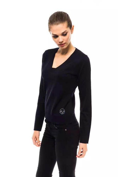 Montana Blu Blue Wool Women Sweater - Hilstor