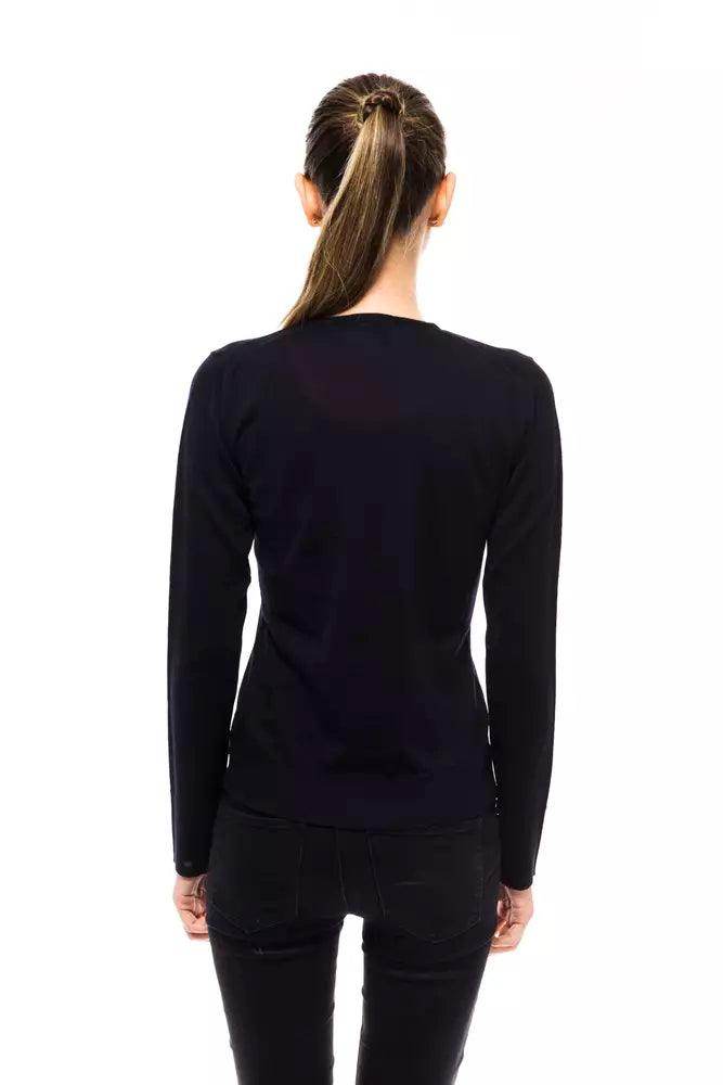 Montana Blu Blue Wool Women Sweater - Hilstor