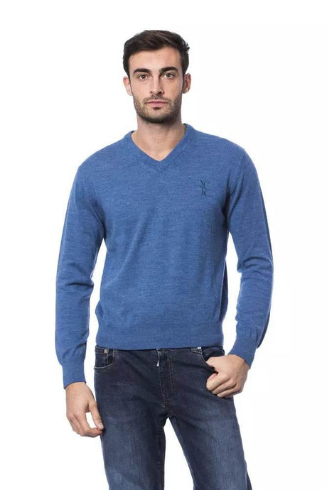 Billionaire Italian Couture Embroidered Merino Wool Crew Neck Sweater - Hilstor