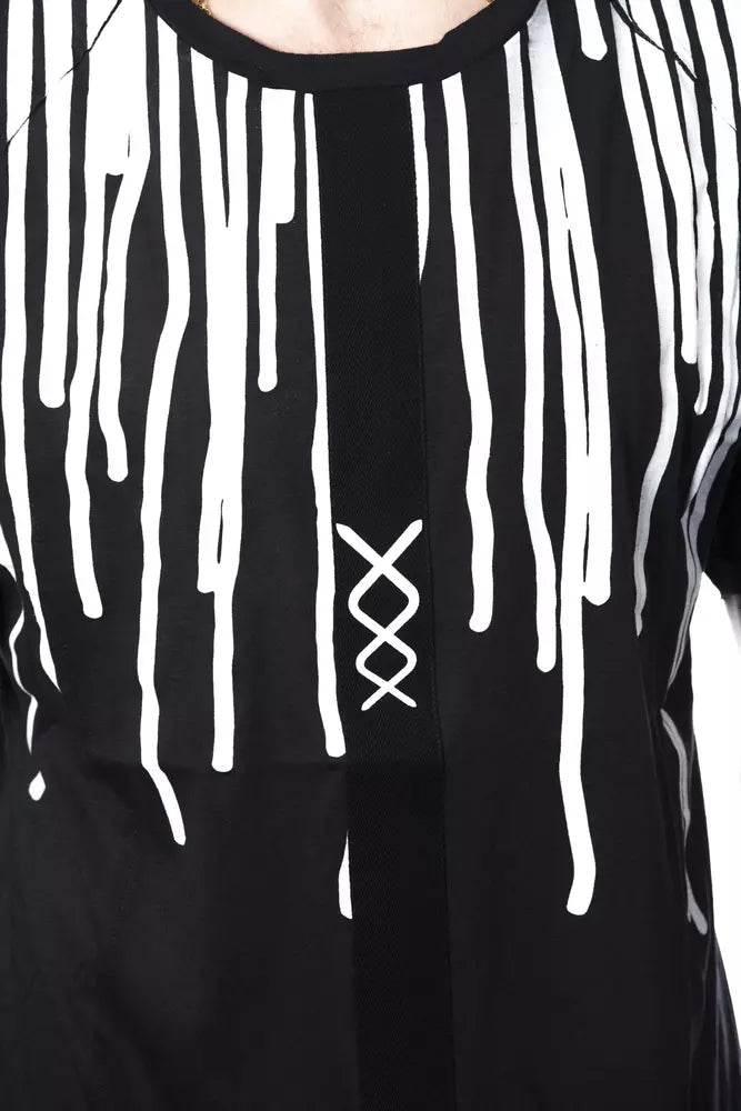 Nicolo Tonetto Black Cotton Men T-Shirt - Hilstor