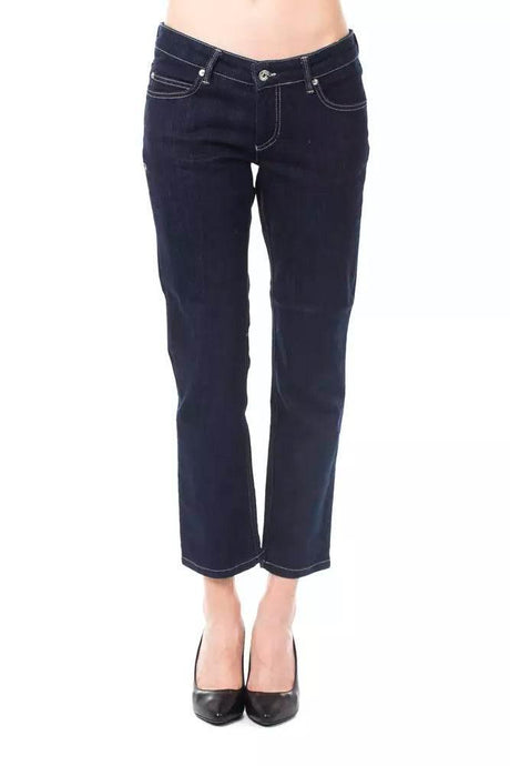 Ungaro Fever Blue Cotton Women Jeans - Hilstor