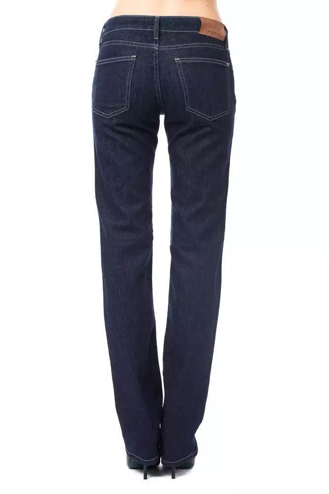 Ungaro Fever Blue Cotton Women's Jeans - Hilstor