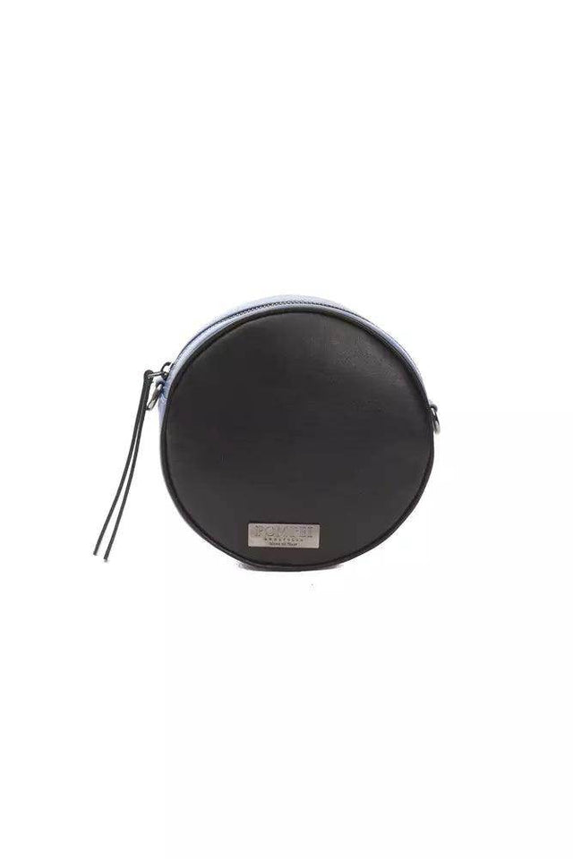 Pompei Donatella Black Leather Women Crossbody Bag - Hilstor