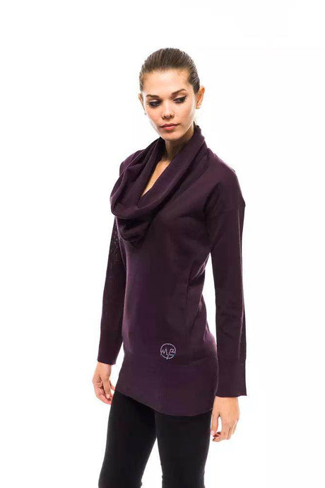Montana Blu Purple Wool Women Sweater - Hilstor