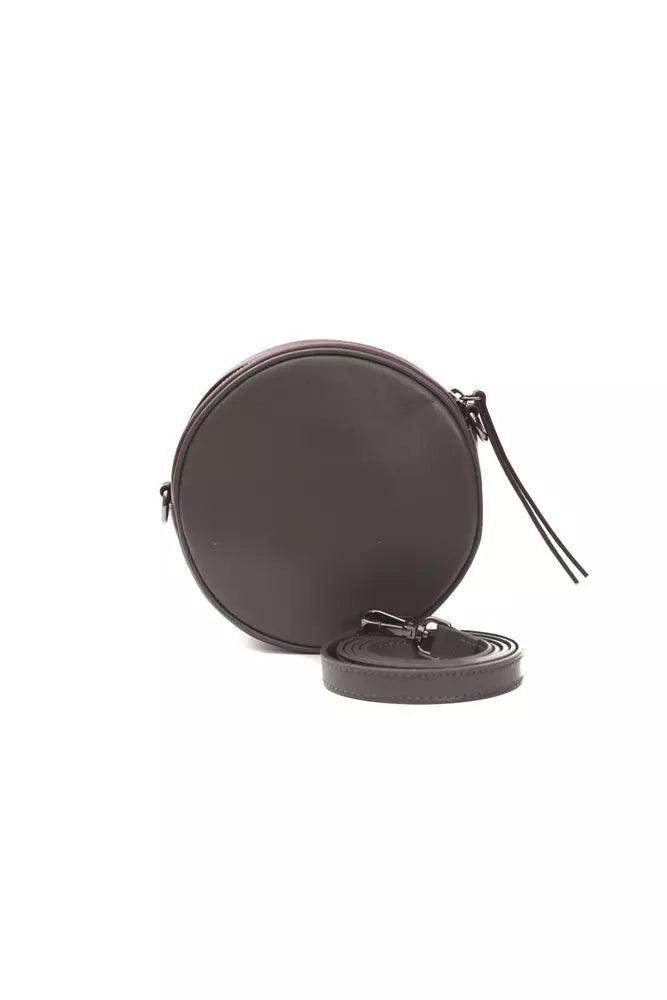 Pompei Donatella Burgundy Leather Women Crossbody Bag - Hilstor