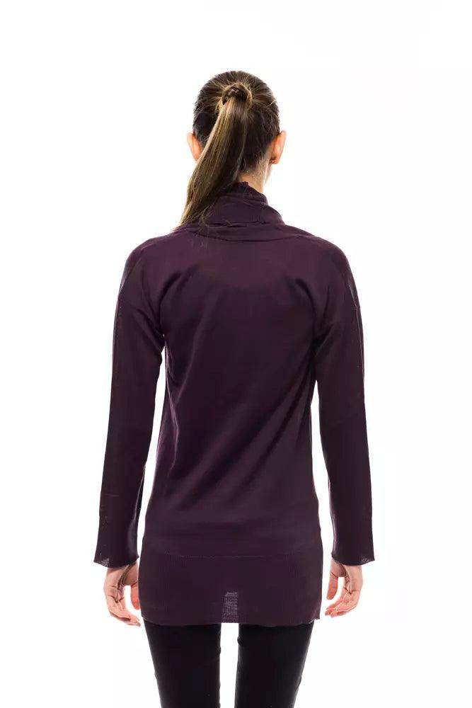 Montana Blu Purple Wool Women Sweater - Hilstor