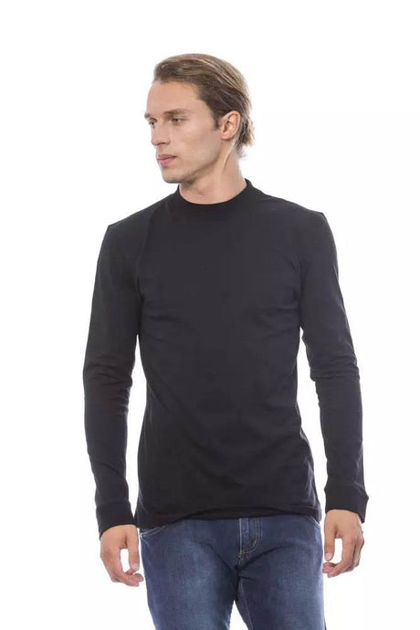 Verri Black Cotton Men's Sweater - Hilstor