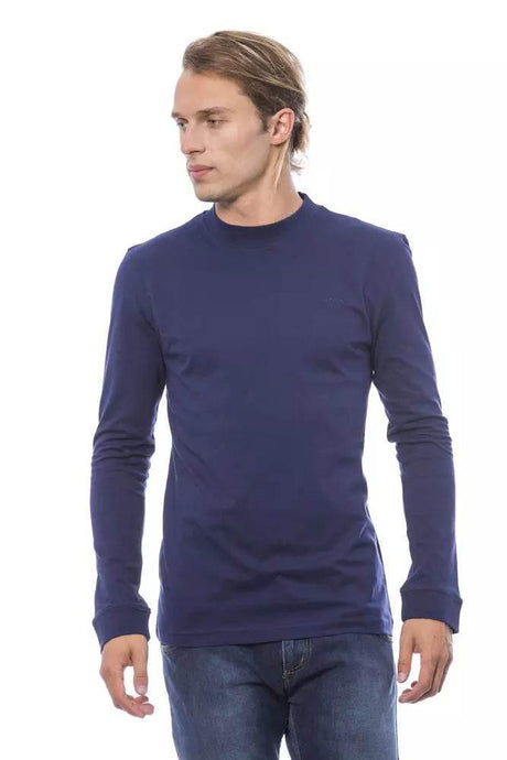Verri Blue Cotton Mens Sweater - Hilstor