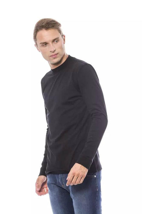 Verri Black Cotton Men's Sweater - Hilstor