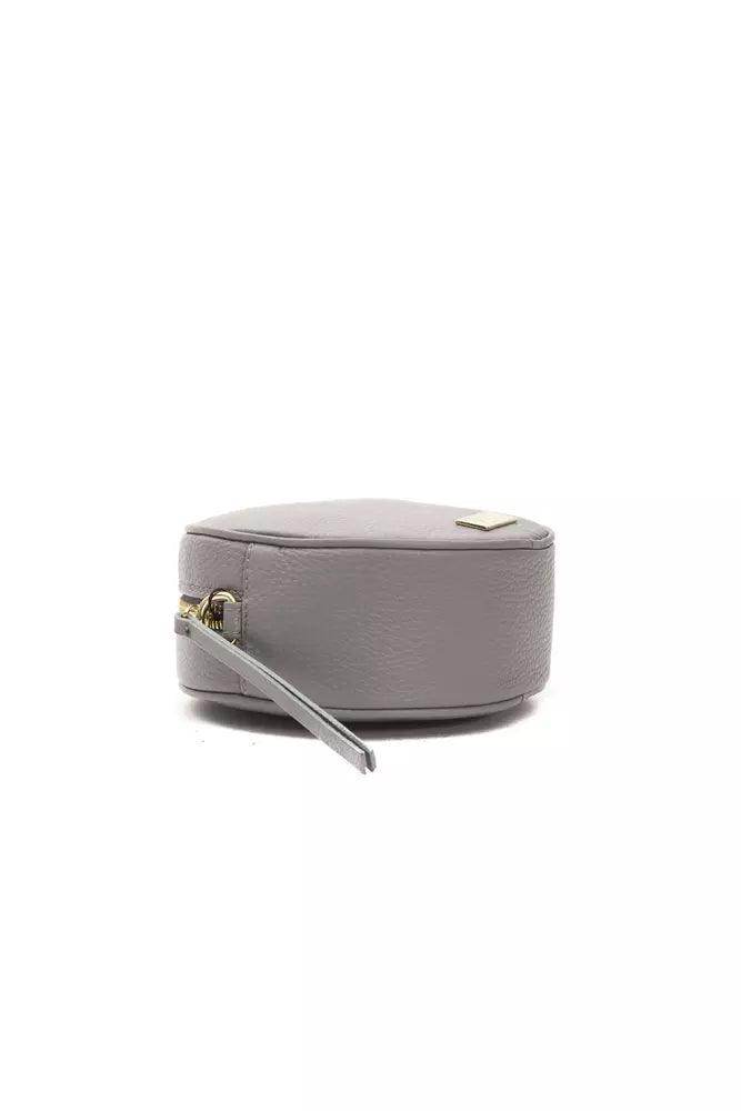 Pompei Donatella Gray Leather Women Crossbody - Hilstor