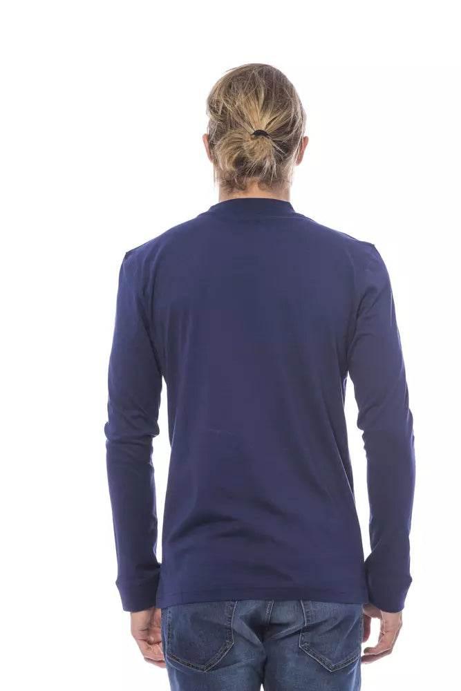 Verri Blue Cotton Mens Sweater - Hilstor