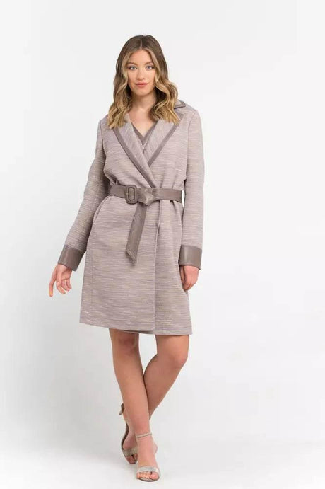 Trussardi Beige Cotton Women Coat - Hilstor