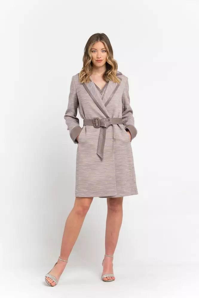 Trussardi Beige Cotton Women Coat - Hilstor