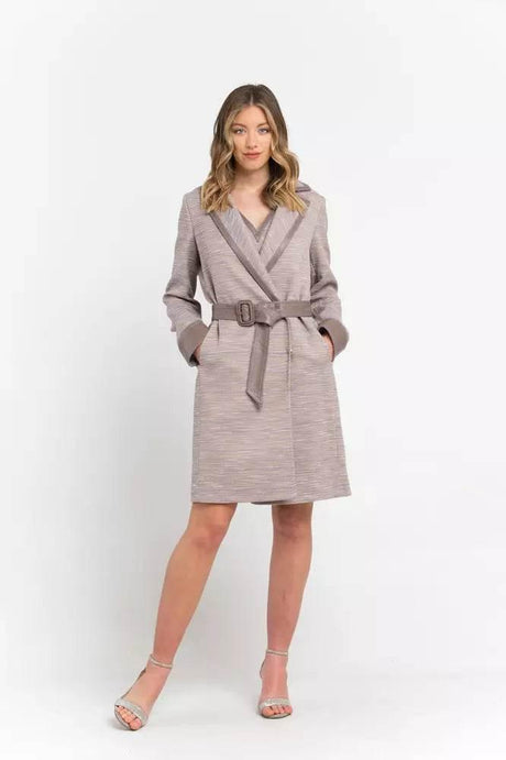 Trussardi Beige Cotton Women Coat - Hilstor