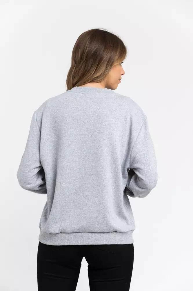Trussardi Gray Cotton Women Sweatshirt - Hilstor