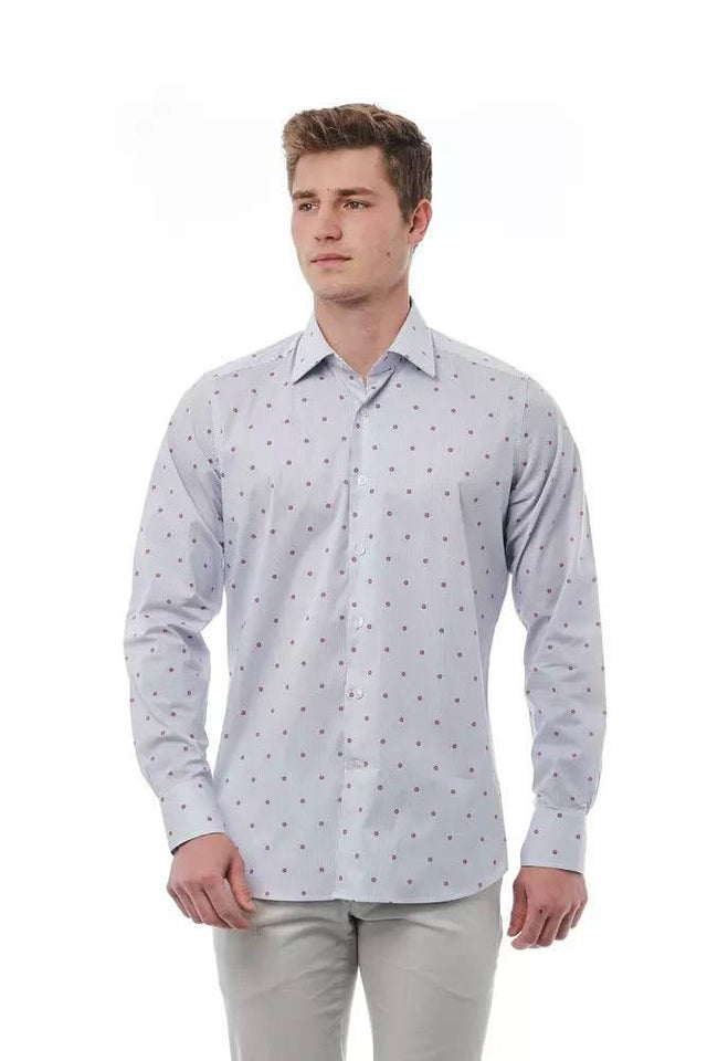 Bagutta Multicolor Cotton Men Shirt - Hilstor