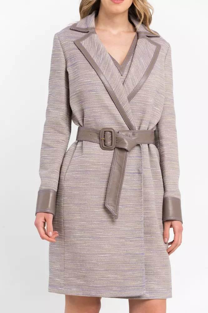 Trussardi Beige Cotton Women Coat - Hilstor