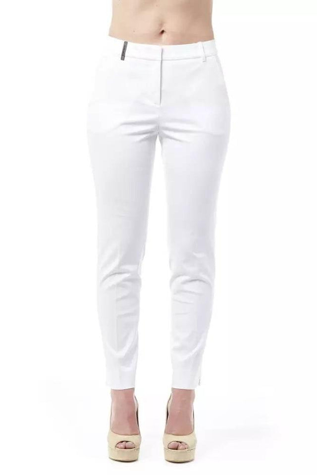 Peserico Chic High Waist Cigarette Leg Trousers - Hilstor