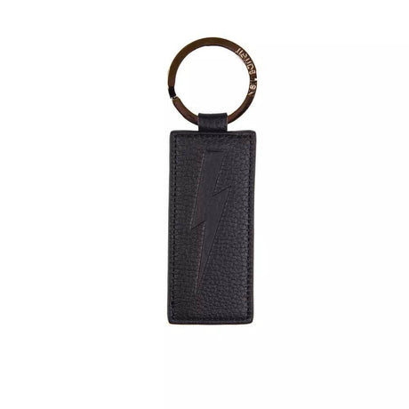 Neil Barrett Blue Leather Men Keychain - Hilstor