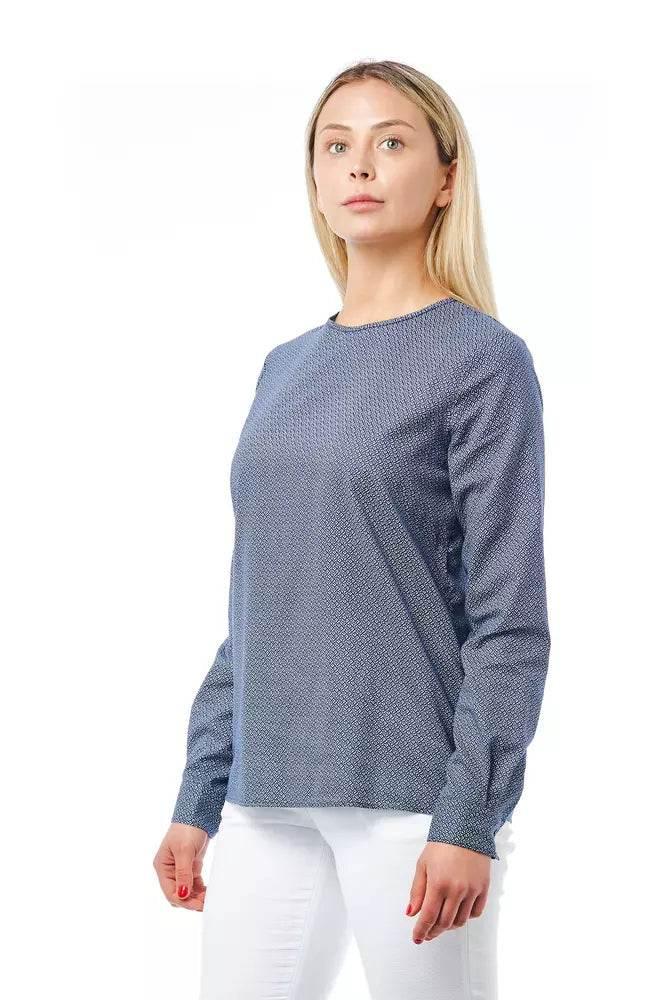 Bagutta Blue Cotton Women Shirt - Hilstor
