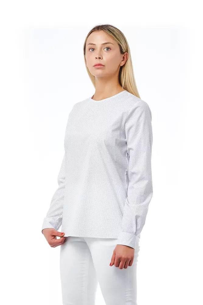 Bagutta White Cotton Women Blouse - Hilstor