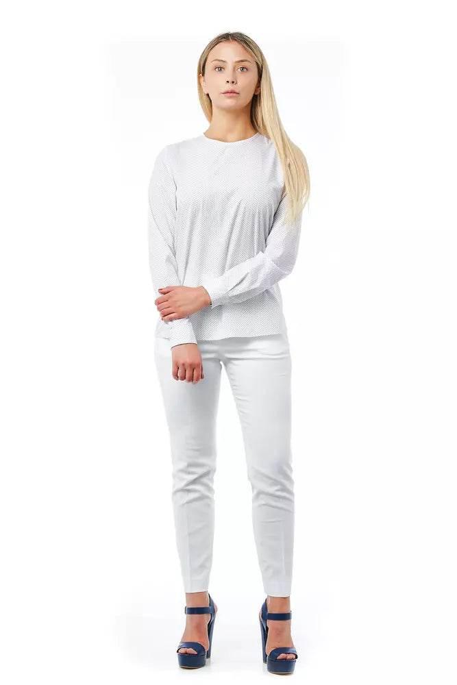 Bagutta White Cotton Women Blouse - Hilstor