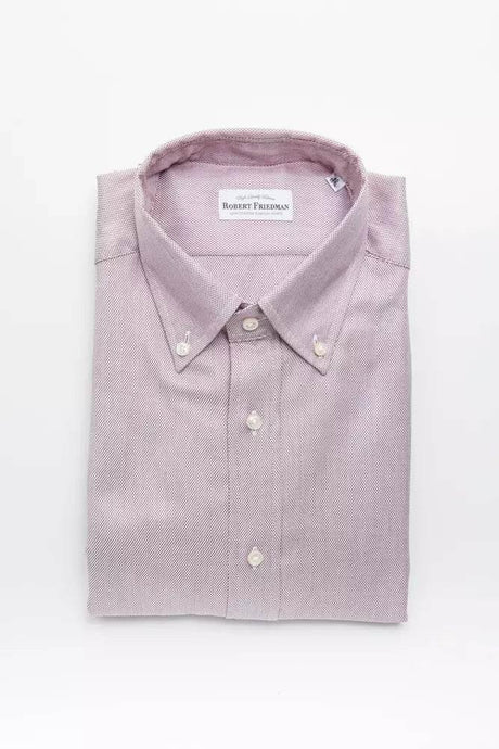 Robert Friedman Red Cotton Men Shirt - Hilstor