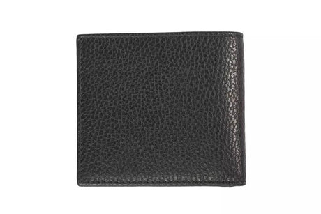 Trussardi Black Leather Men's Wallet - Hilstor