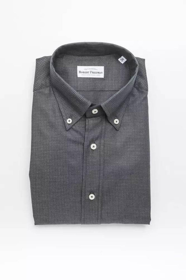 Robert Friedman Green Cotton Men Shirt - Hilstor