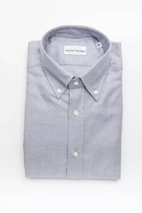 Robert Friedman Beige Cotton Men Shirt - Hilstor