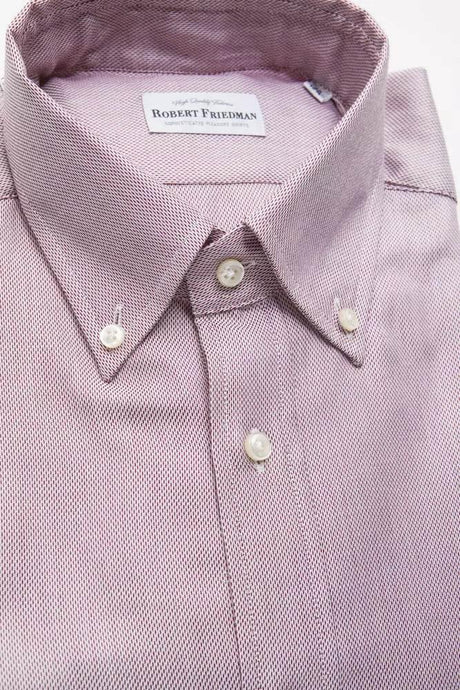 Robert Friedman Red Cotton Men Shirt - Hilstor