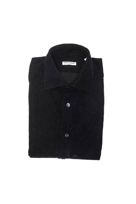 Robert Friedman Black Cotton Men Shirt - Hilstor