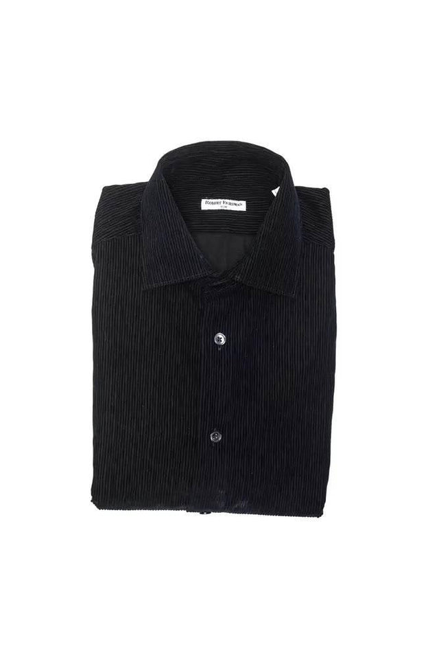 Robert Friedman Black Cotton Men Shirt - Hilstor