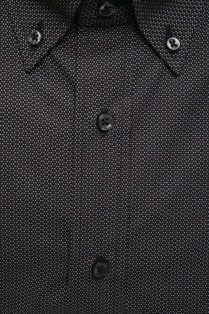Robert Friedman Black Cotton Men's Shirt - Hilstor