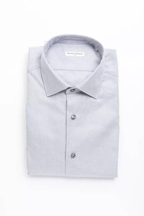 Robert Friedman Beige Cotton Men Shirt - Hilstor