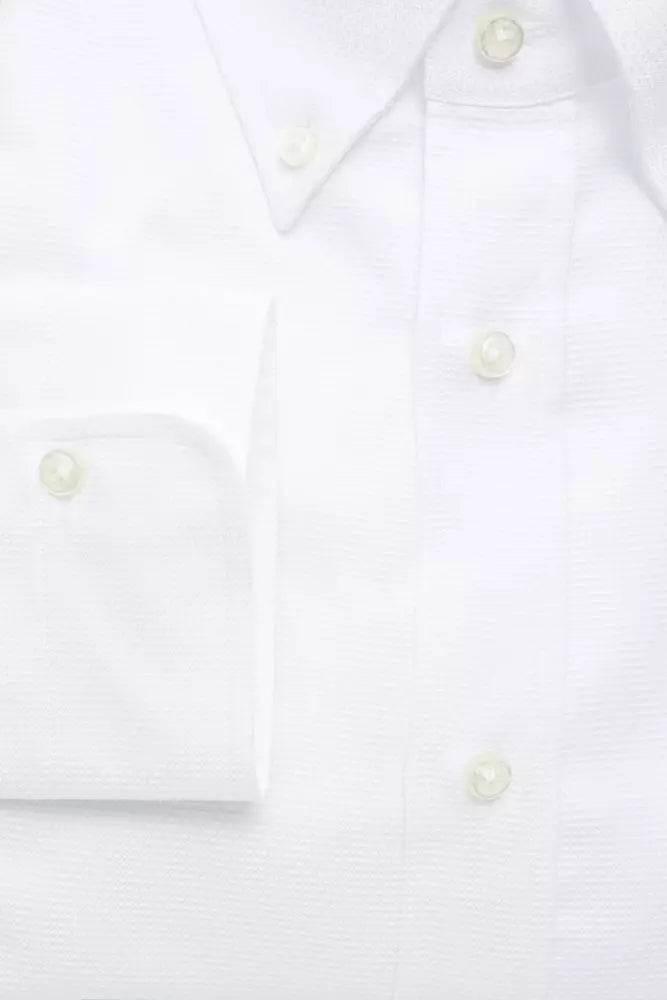 Robert Friedman White Cotton Men Shirt - Hilstor